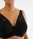 Thumbnail Unpadded wired bra in lace | Black | Woman | Kappahl