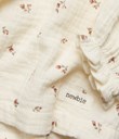Thumbnail Floral blouse with puff sleeves | Beige | Kids | Kappahl