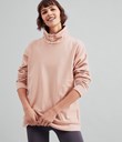 Thumbnail Sweatshirt with high neck | Pink | Woman | Kappahl