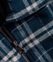 Thumbnail Flanelowa kurtka koszulowa | Niebieski | On | Kappahl