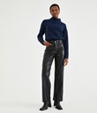 Thumbnail Faux leather pants | Black | Woman | Kappahl