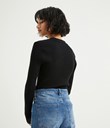 Thumbnail Ribbed knitted sweater - Black - Woman - Kappahl
