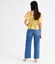Thumbnail Embroidered blouse - Yellow - Woman - Kappahl