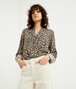 Thumbnail Patterned blouse - Beige - Woman - Kappahl