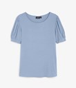 Thumbnail Top with puff sleeves - Blue - Woman - Kappahl