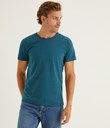 Thumbnail Round-neck t-shirt - Turquoise - Men - Kappahl
