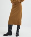 Thumbnail Knitted skirt - Brown - Woman - Kappahl