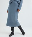Thumbnail Knitted skirt - Blue - Woman - Kappahl