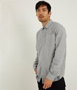 Thumbnail Flannel shirt regular fit - Grey - Men - Kappahl