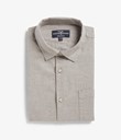 Thumbnail Flannel shirt regular fit - Beige - Men - Kappahl
